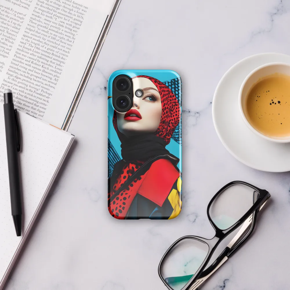 Stylized Gaze 
 iPhone 14 Plus | Tough Case