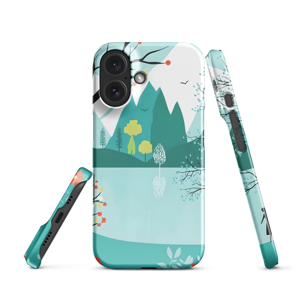 Reflective Lake Journey 
 iPhone 15 Plus | MagSafe® Tough Case