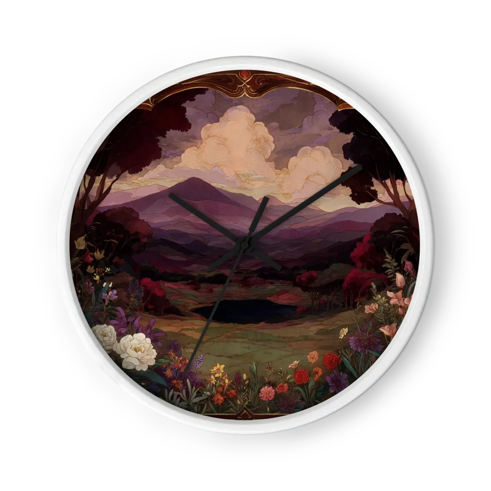 Mountain Haven | Wall Clock