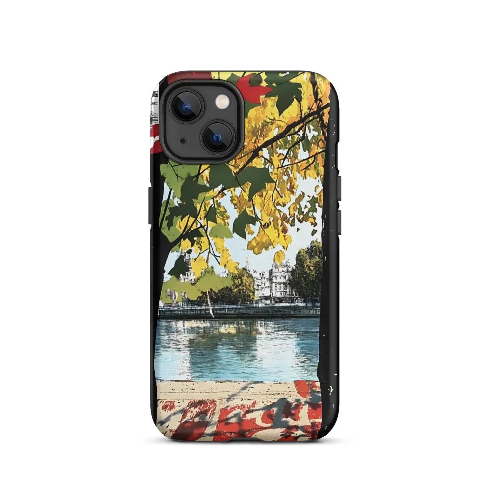 Vibrant Landscape with Trees and Water | Phone Case