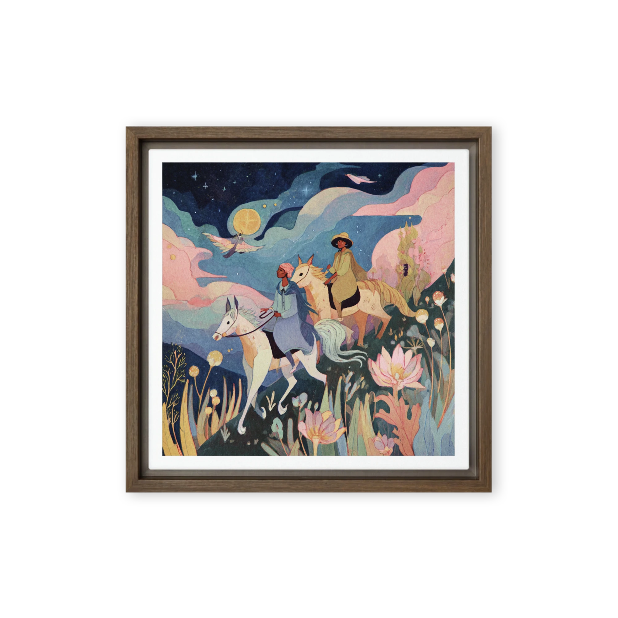 Riders Through a Dreamscape Night