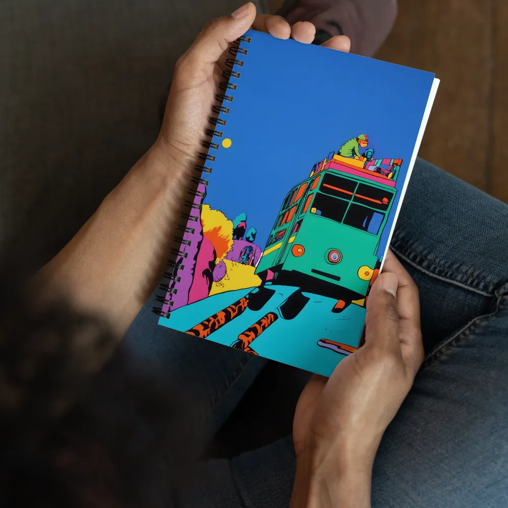 Psychedelic Bus Journey 
 Spiral Notebook | 140 pages