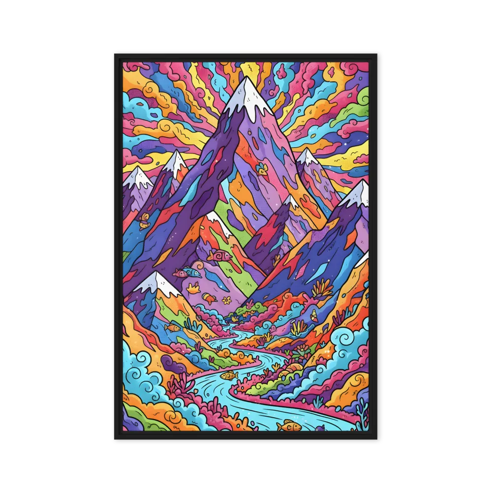 Rainbow Mountain Dream | Art Print