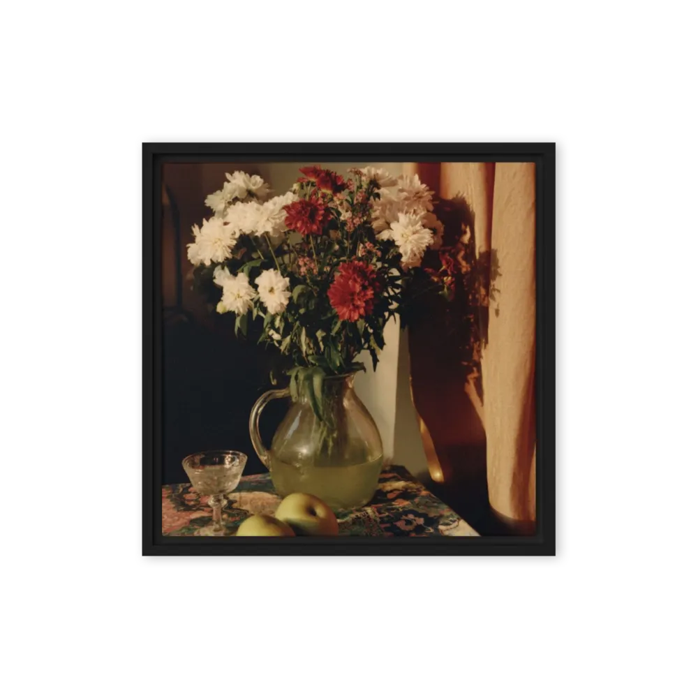 Autumnal Bouquet with Apples 
 Canvas | 32″x 32″