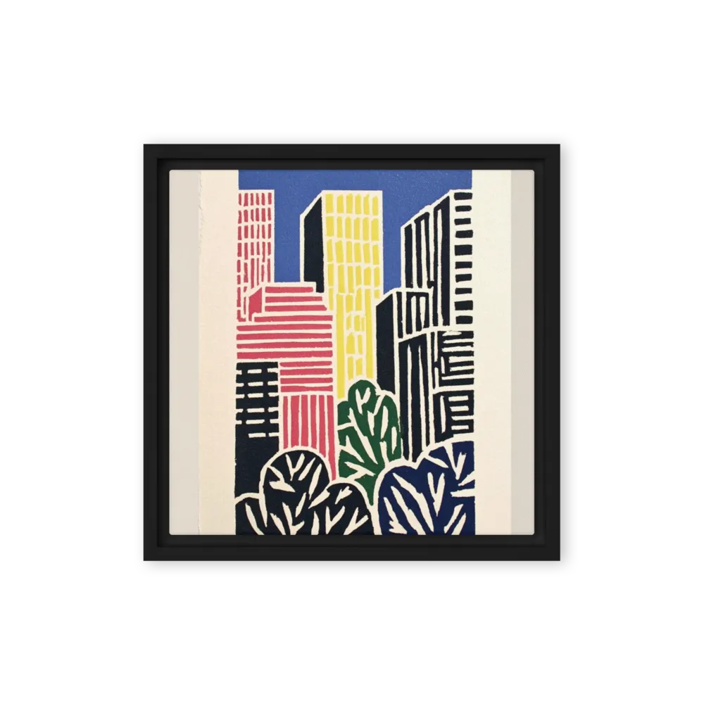 Urban Blocks 
 Canvas | 8″x 8″