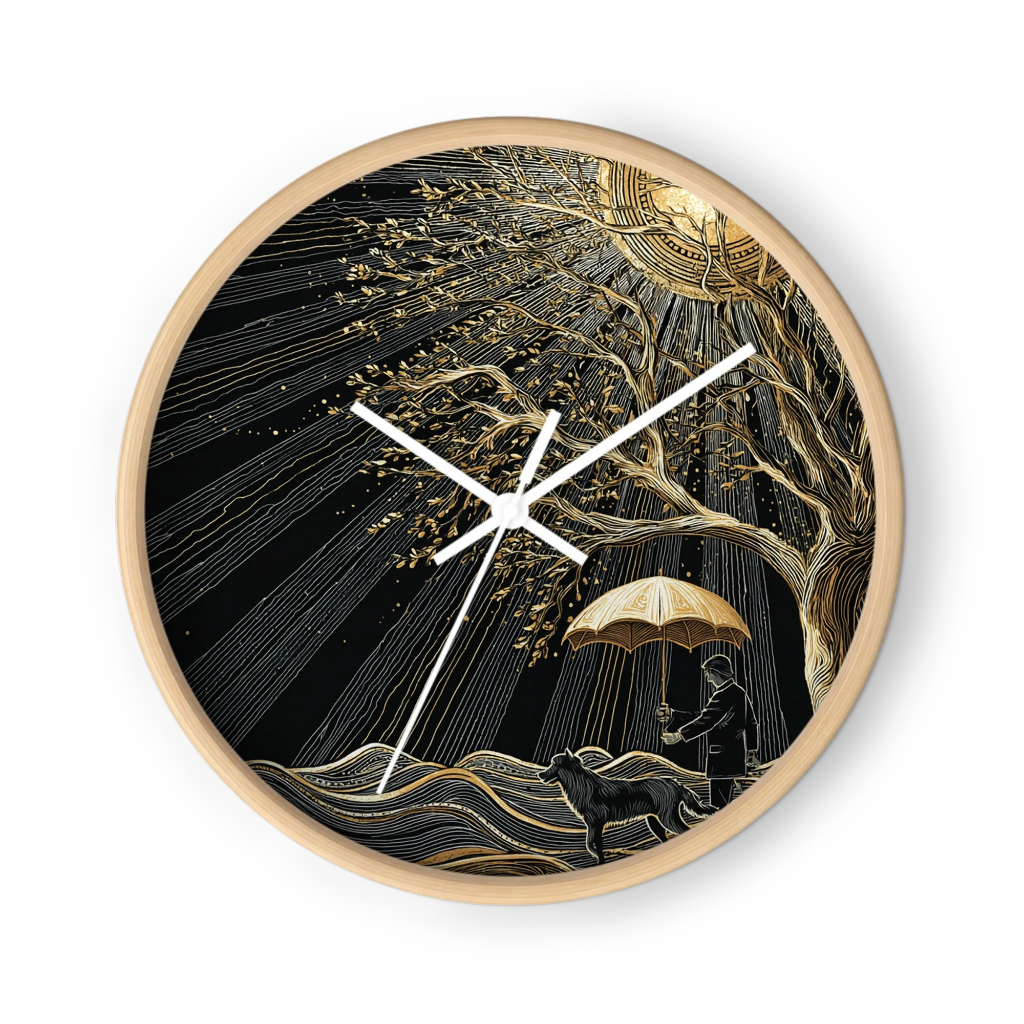 Cat & Animal Wall Clocks — Dogs, Birds, Wildlife