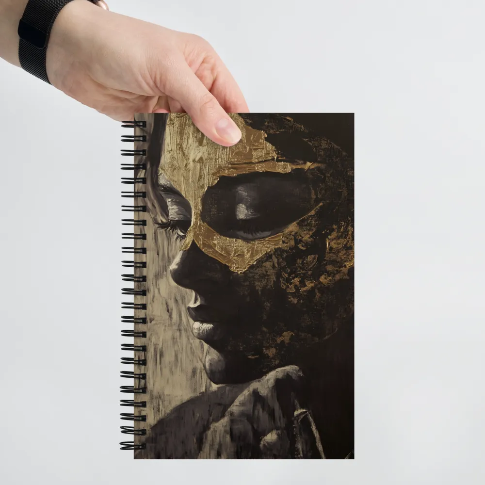 Gilded Contemplation 
 Spiral Notebook | 140 pages