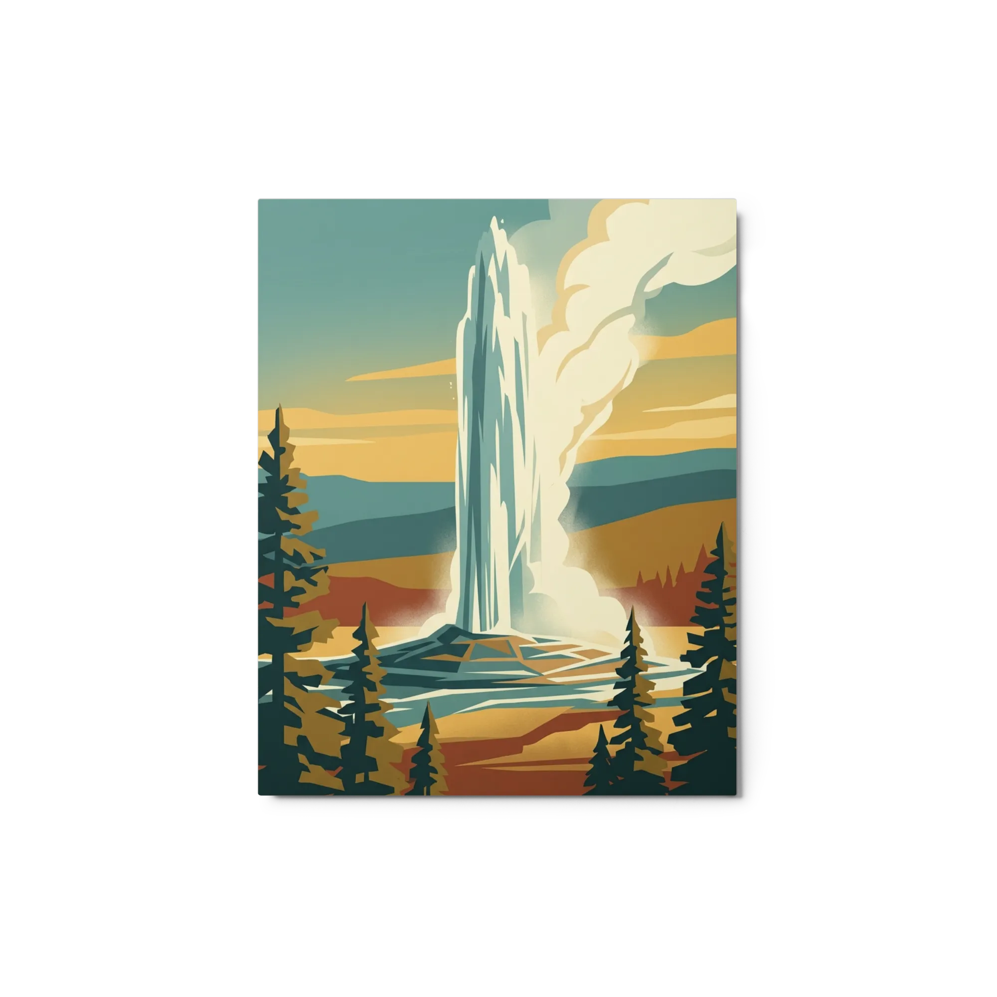 Erupting Geyser