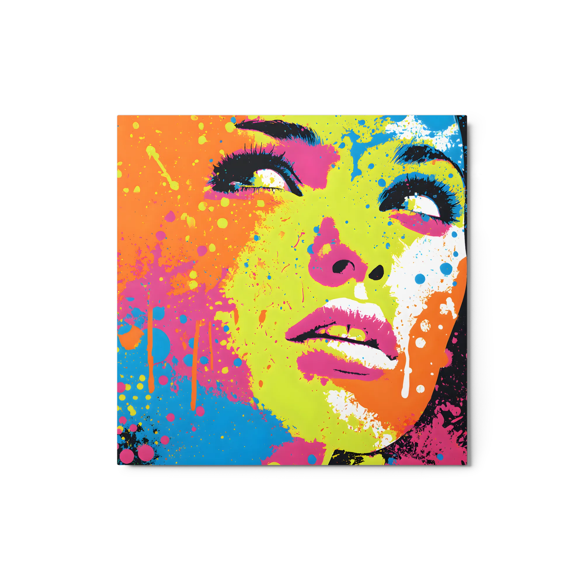 Neon Splatter Gaze
