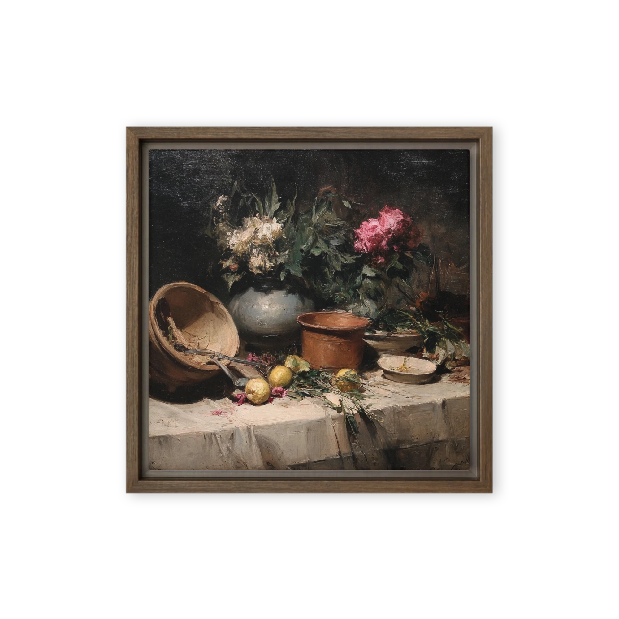 Still Life with Flowers and Lemons