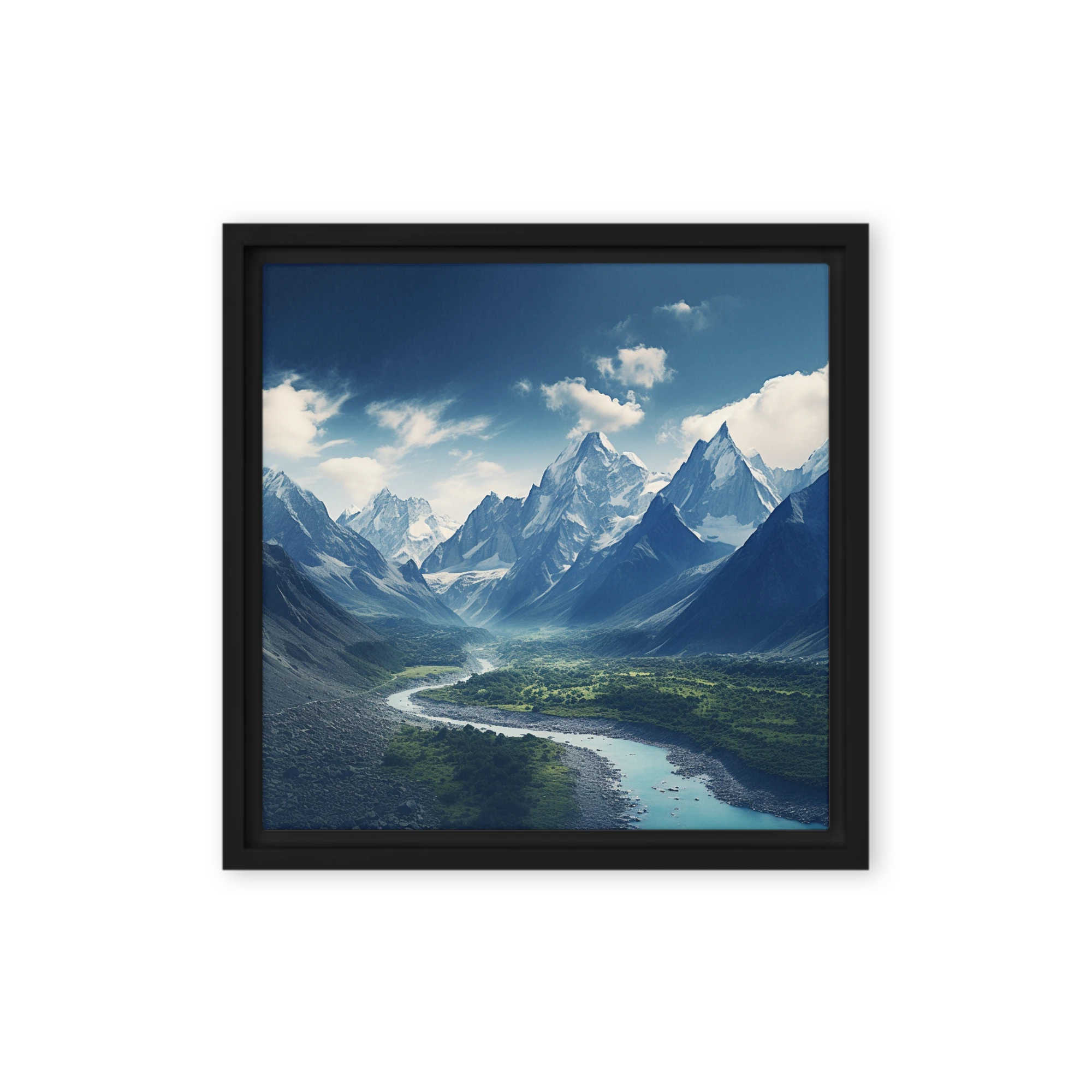 Mountain Landscape with River