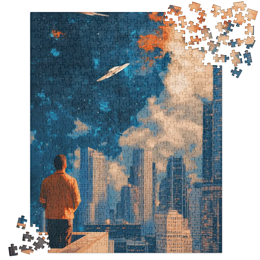 Urban Cosmic Gaze 
 Jigsaw Puzzle
