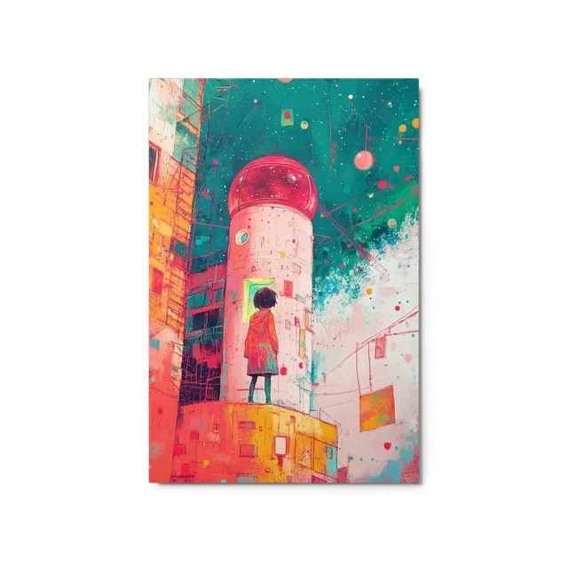 Gaze Towards the Cosmic City | Art Print