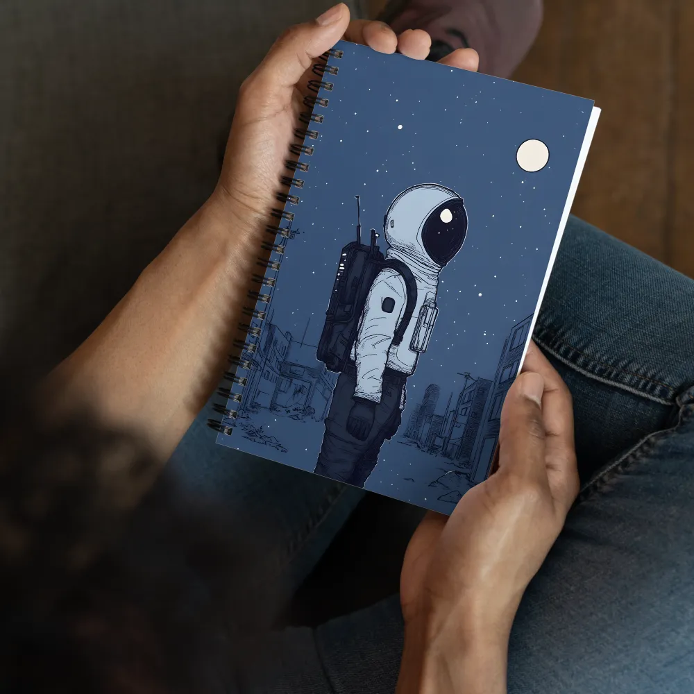 Stargazer in the City 
 Spiral Notebook | 140 pages