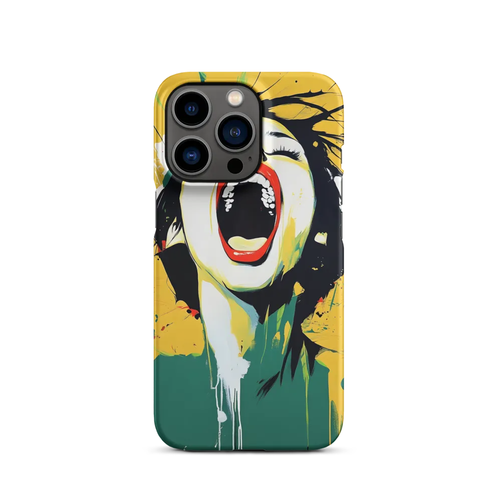 Screaming Woman in Pop Art Style | Phone Case