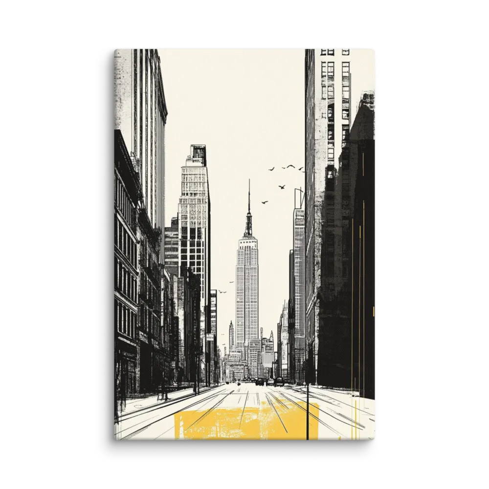 The Saffron Lineprint Matrix — Fine-line ink blocks