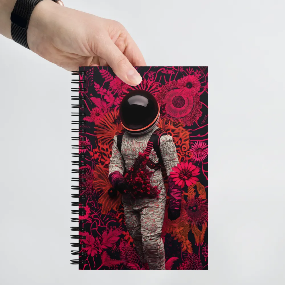 Cosmic Floral Voyager 
 Spiral Notebook | 140 pages