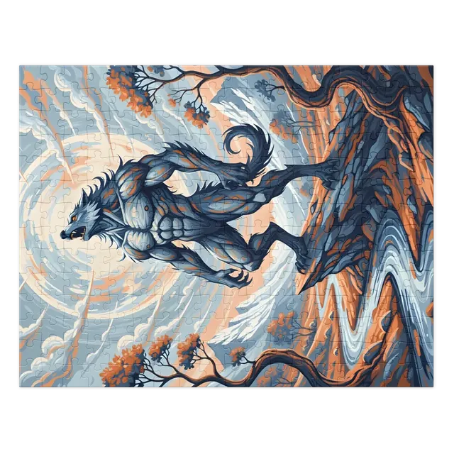 Moonlit Werewolf | Jigsaw Puzzles
