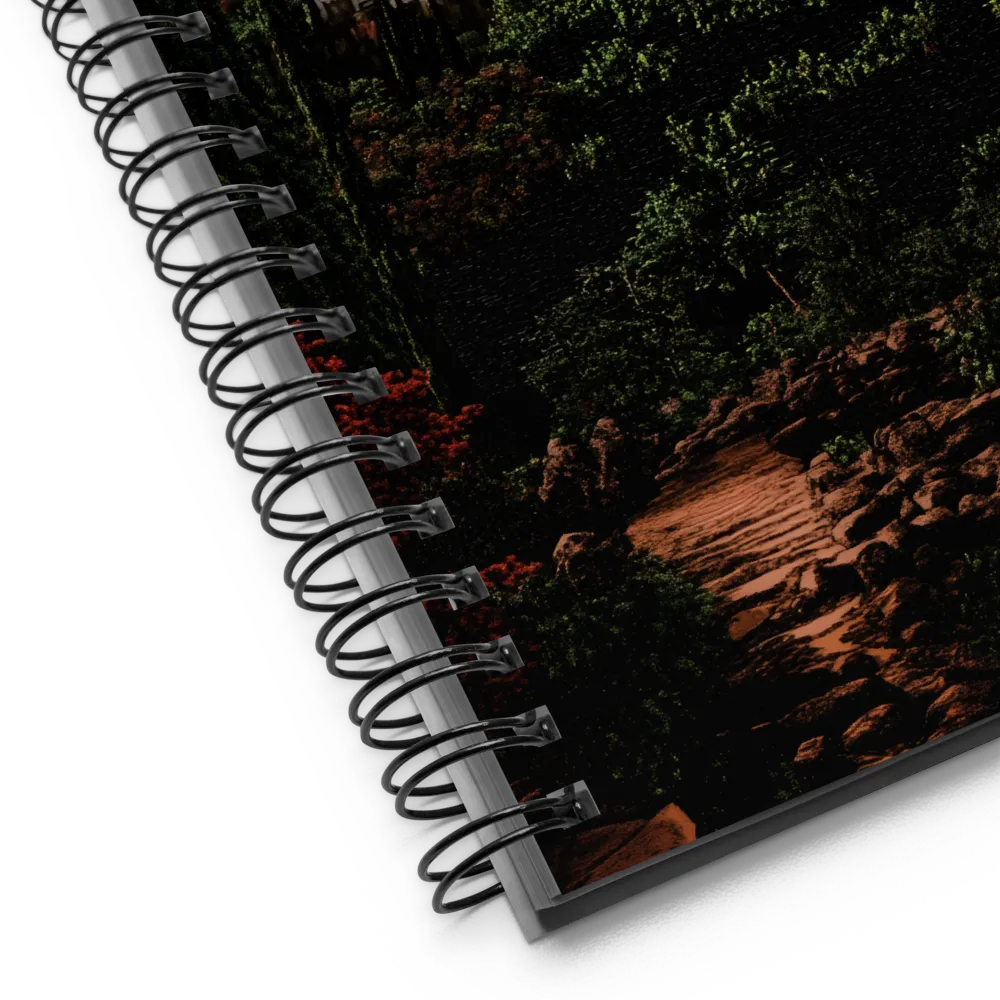 Crimson Peaks Valley 
 Spiral Notebook | 140 pages