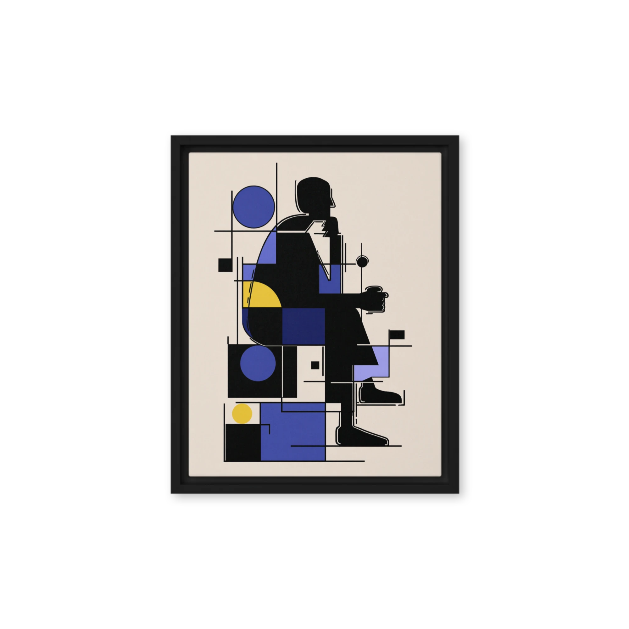 The Thinker in Geometry | Art Print