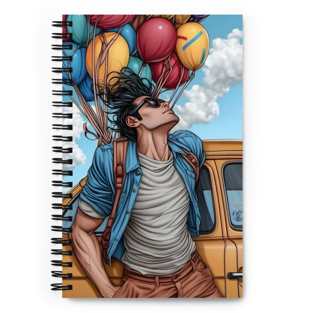 Joyride with Balloons 
 Spiral Notebook | 140 pages