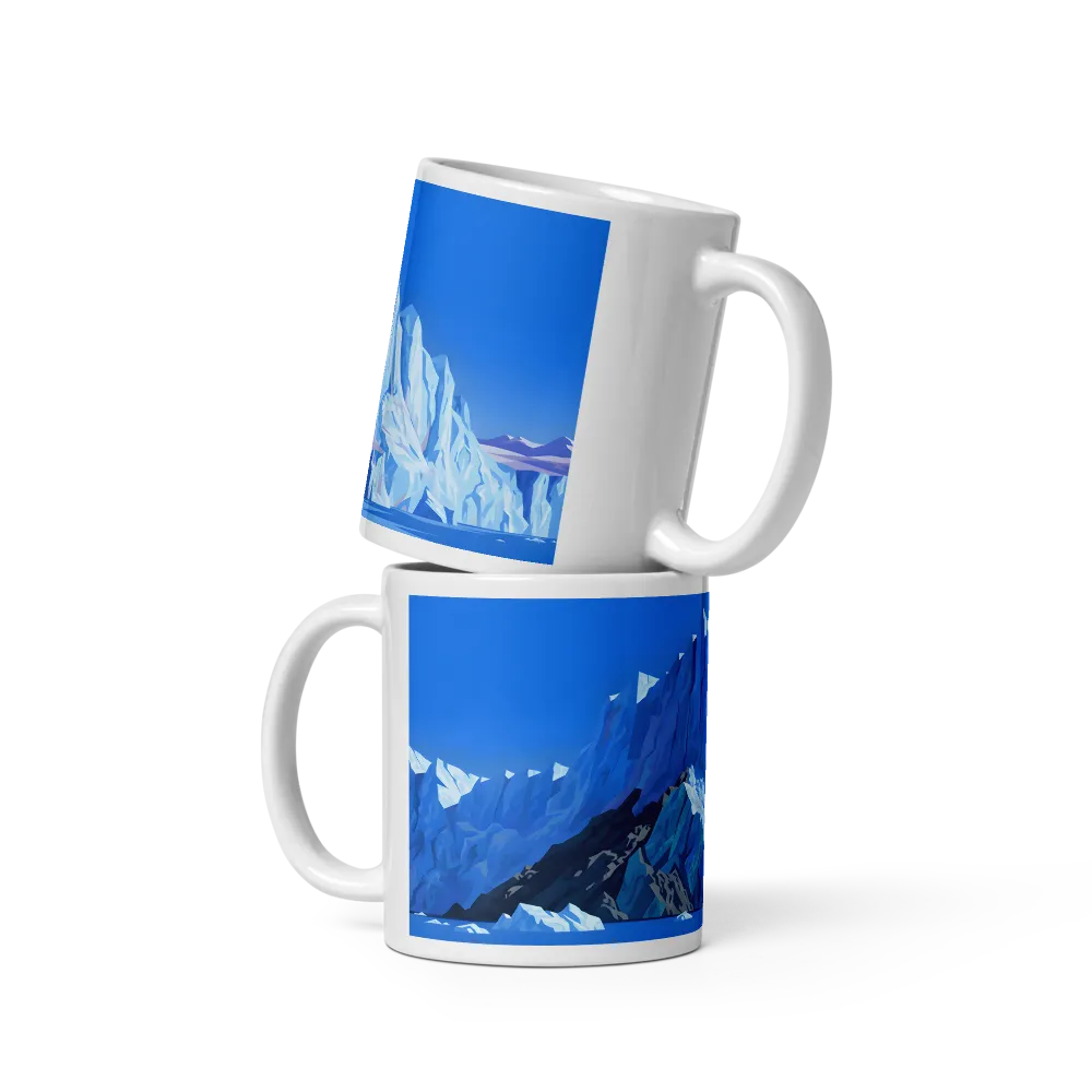 Blue Glacier 
 Mug with Red inside | 15 oz