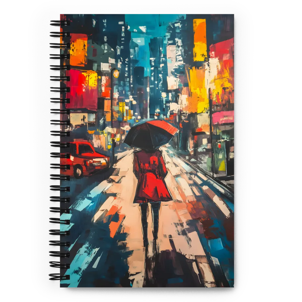 Urban Rain Reflections 
 Spiral Notebook | 140 pages