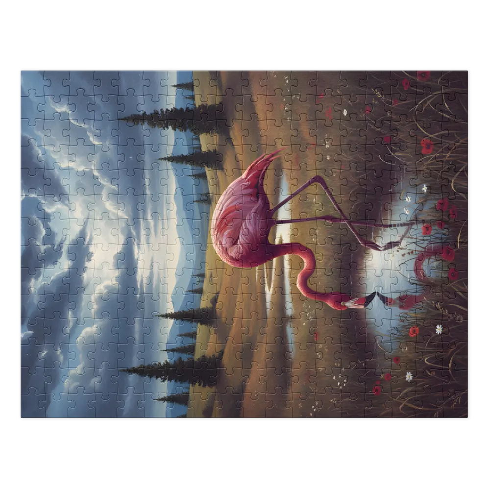 Twilight Flamingo | Jigsaw Puzzles