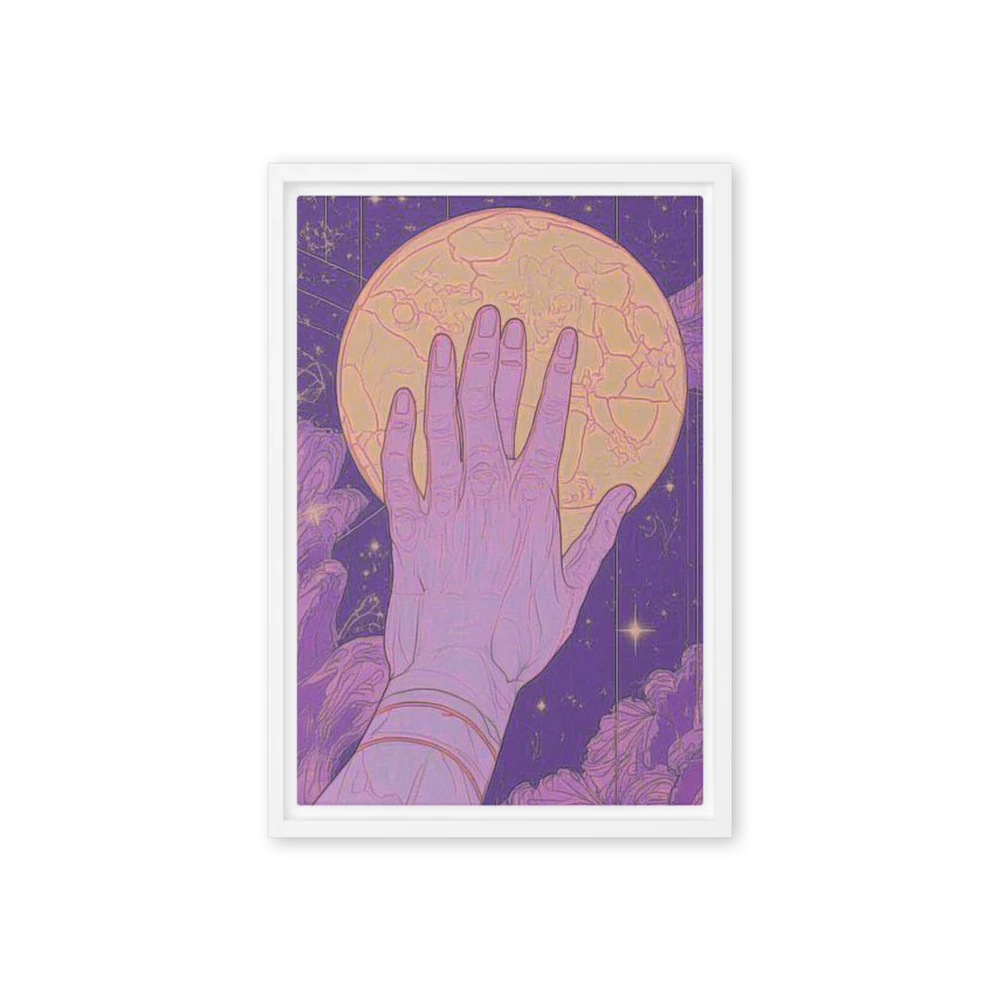 Cosmic Hand Embrace | Art Print