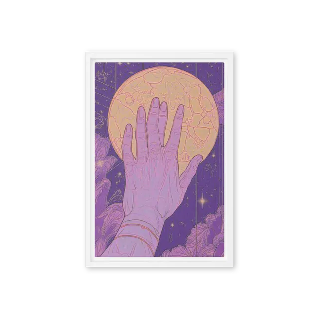 Cosmic Hand Embrace | Art Print