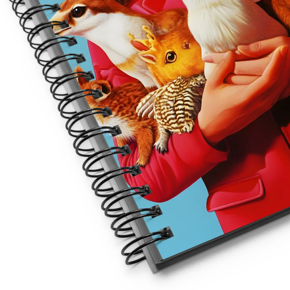 Whimsical Animal Companions 
 Spiral Notebook | 140 pages