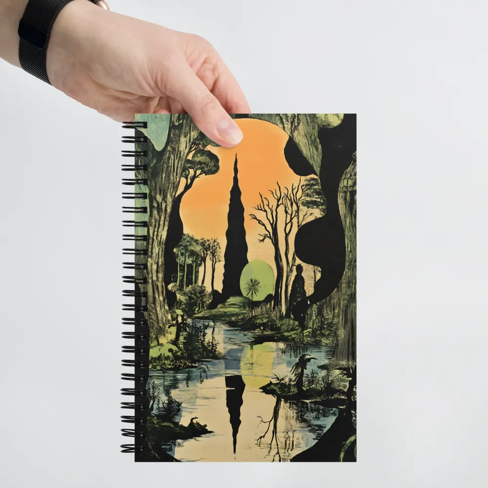 Ethereal Forest Reflection 
 Spiral Notebook | 140 pages