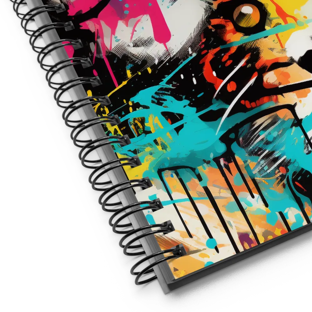Fierce Fusion: Tiger and Lion in Graffiti