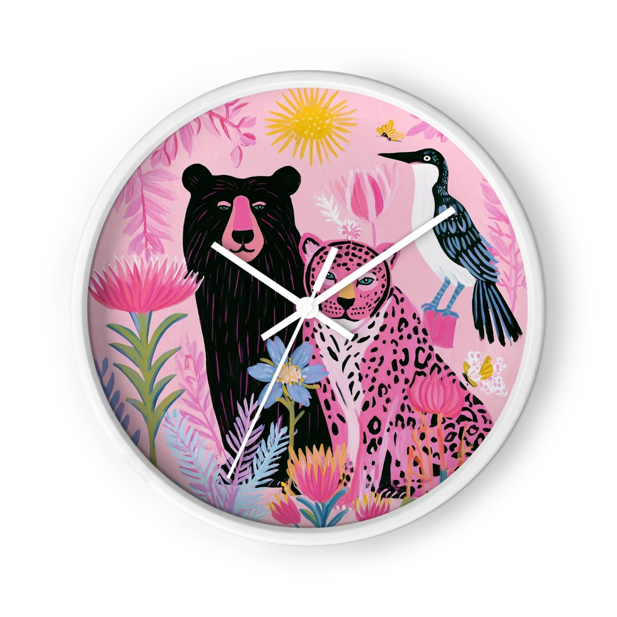 Pink Jungle Bear and Leopard