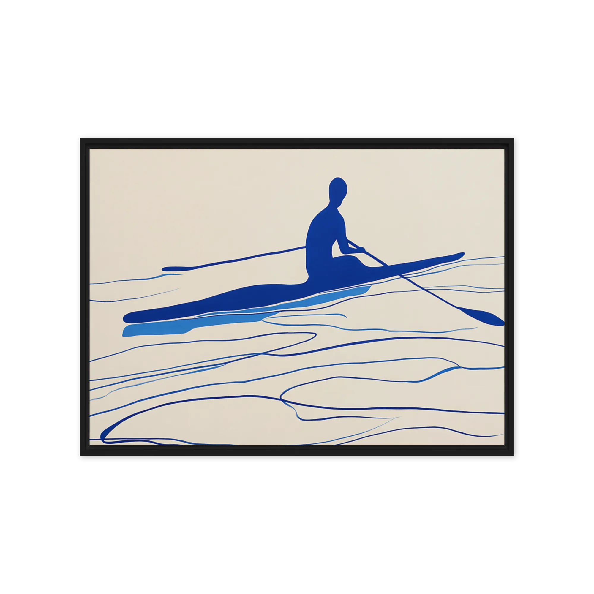 The Blue Rower | Art Print