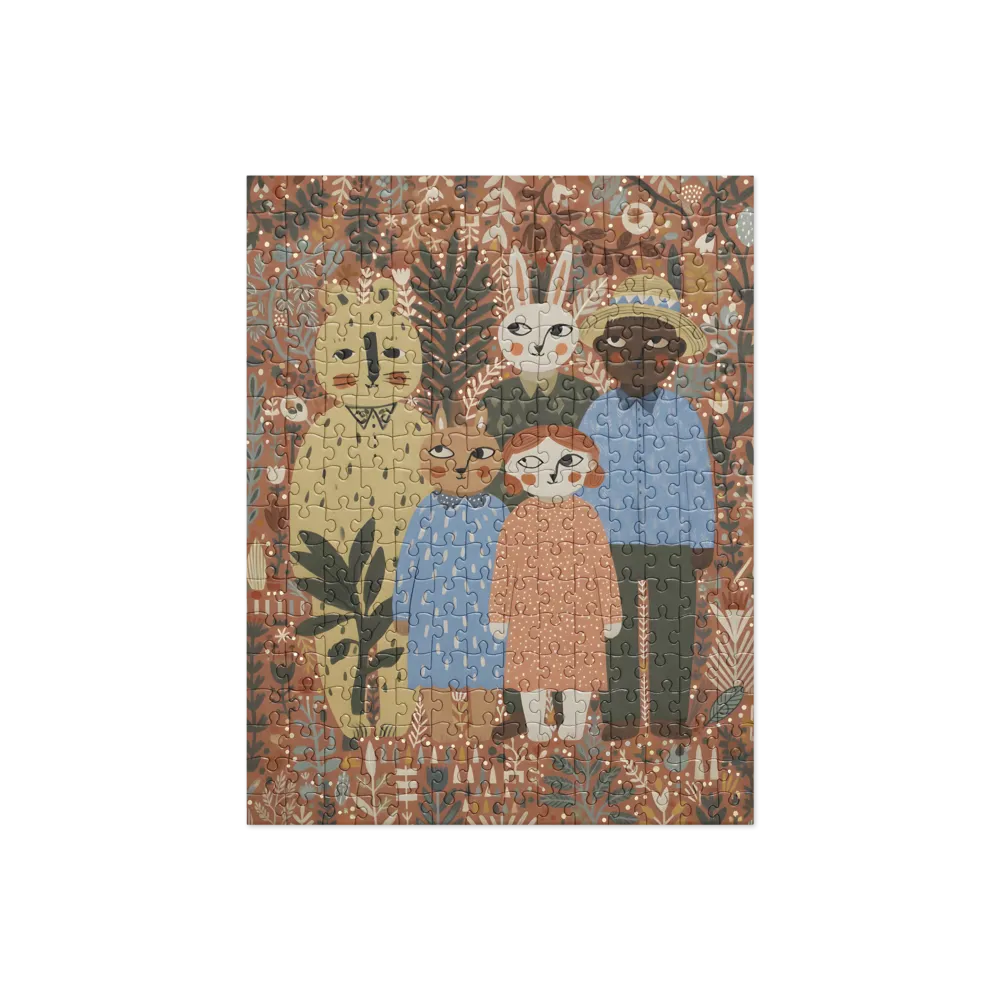 Garden Gathering 
 Jigsaw Puzzle
