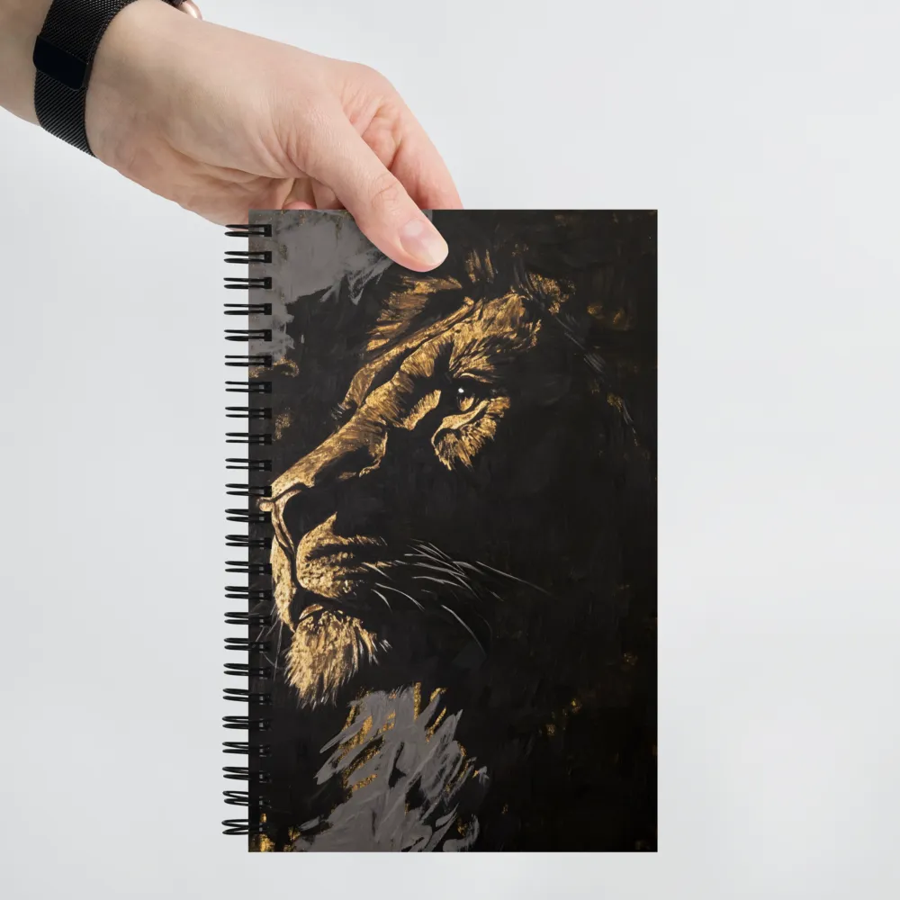 Majestic Gaze: The Golden Lion