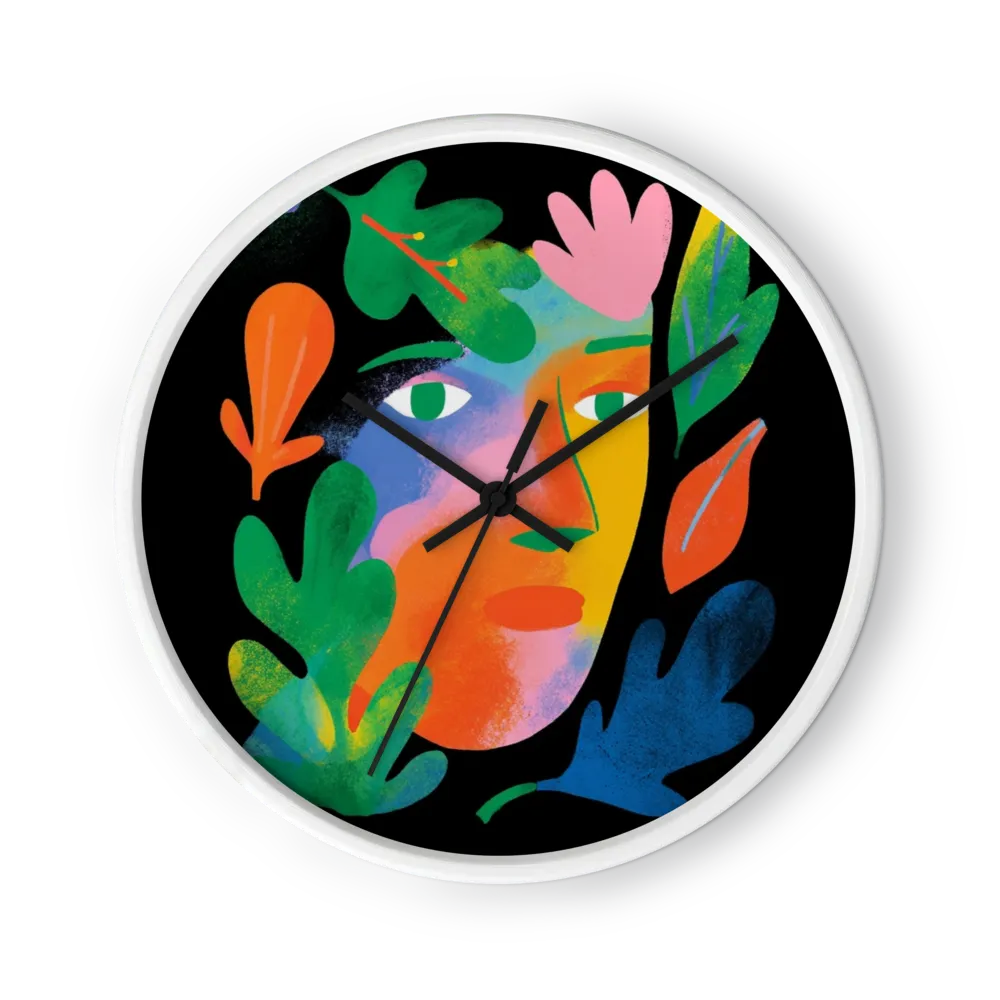 Foliage and Profile | Wall Clock