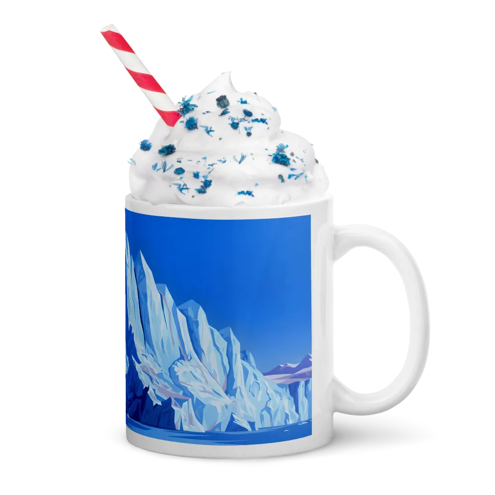 Blue Glacier 
 Mug with Red inside | 15 oz