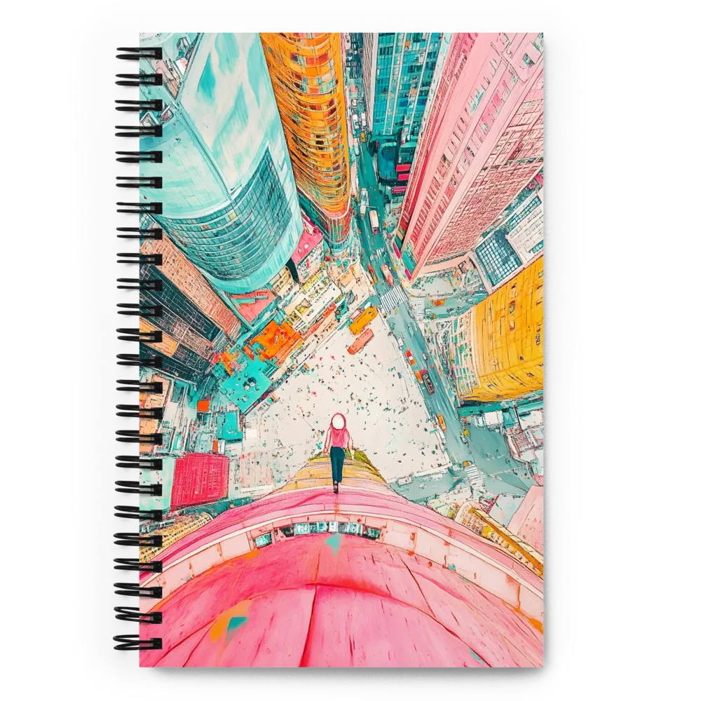 Urban Ascent: A City's Embrace 
 Spiral Notebook | 140 pages
