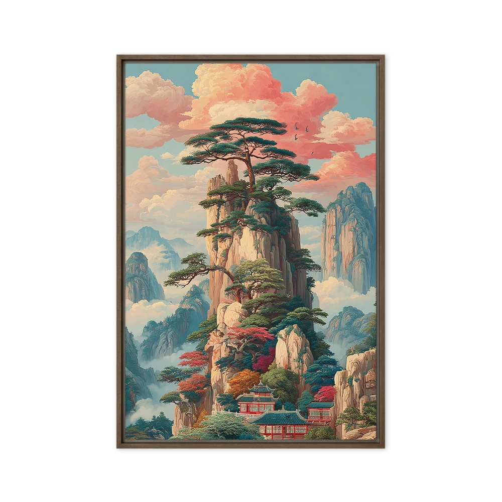Sovereign Cliffs of Shanshui | Art Print