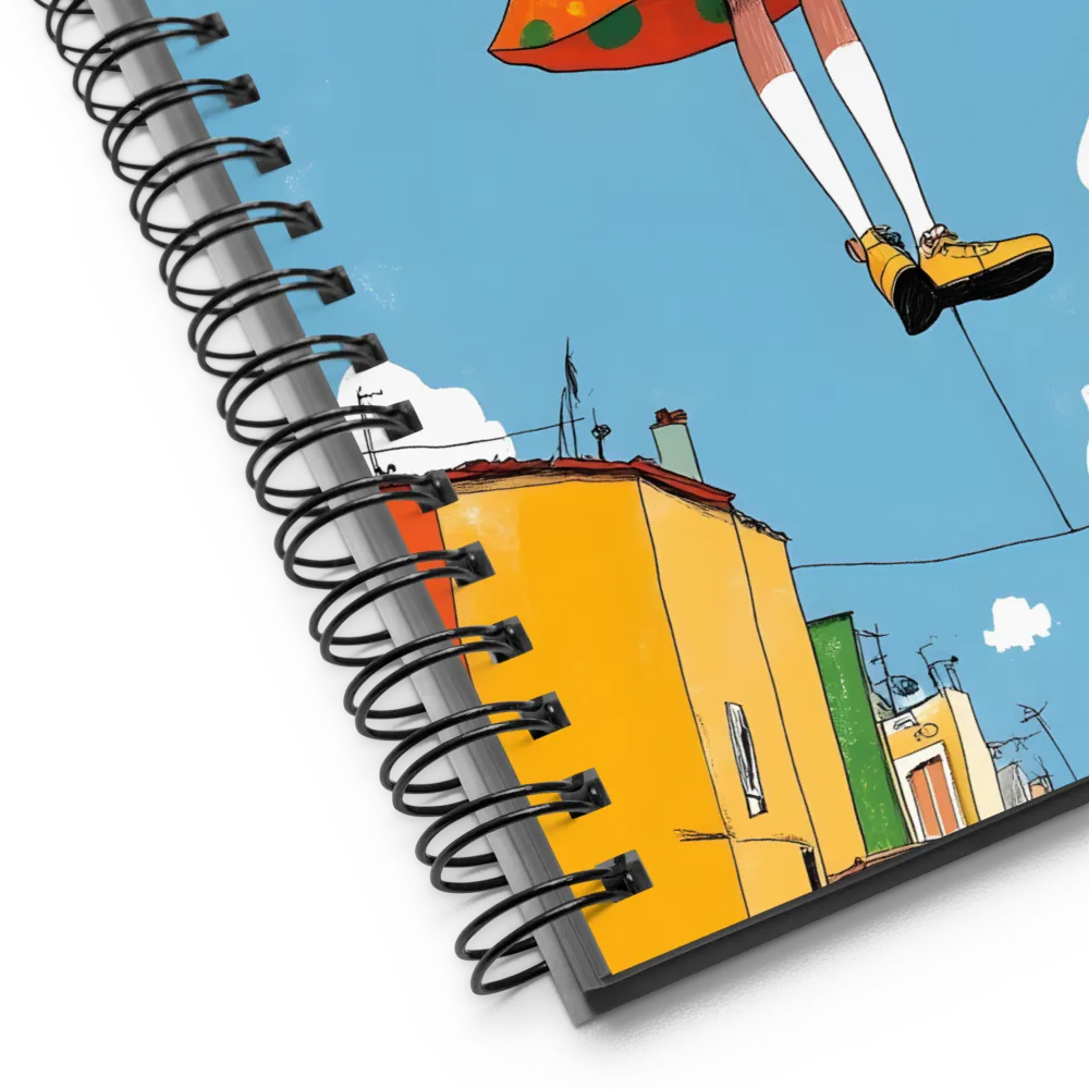 Urban Tightrope Dream 
 Spiral Notebook | 140 pages