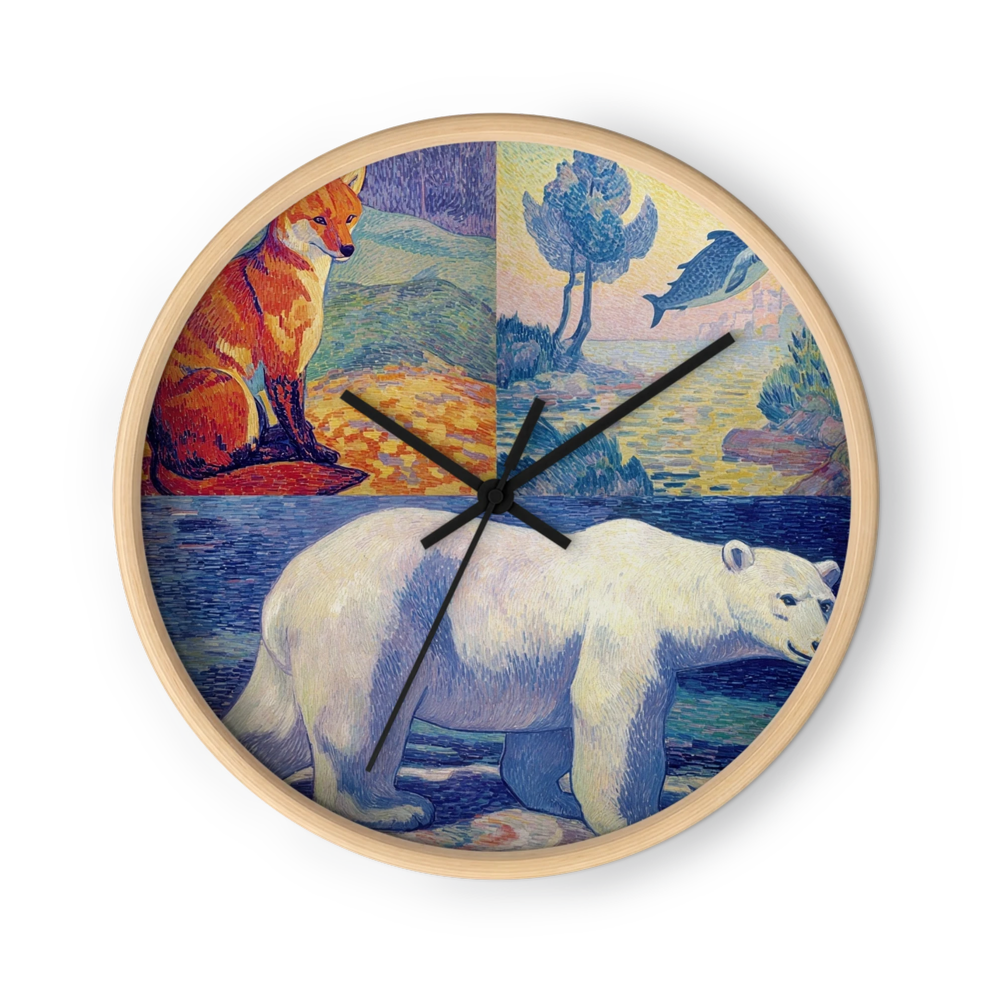 Wildlife Triptych in Motion