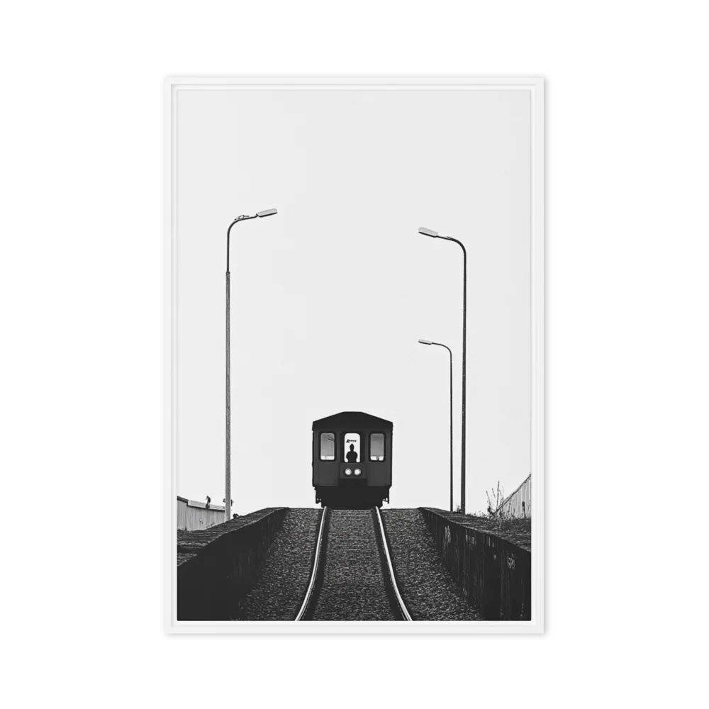 The Quiet Journey 
 Canvas with Brown Frame