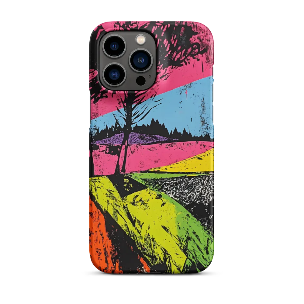 Neon Forest Lines | Phone Case