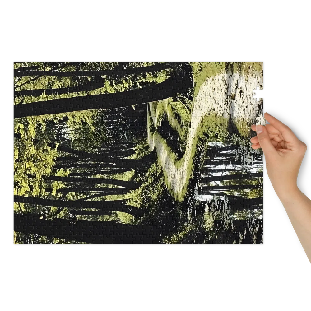 Caminho Sinuoso na Floresta 
 Puzzle em caixa de metal