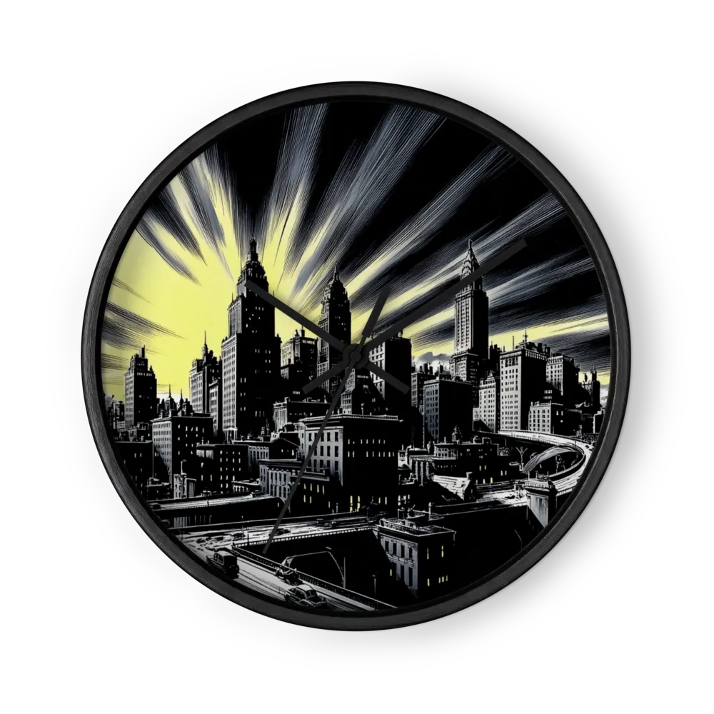 Metropolis Sunburst | Wall Clock