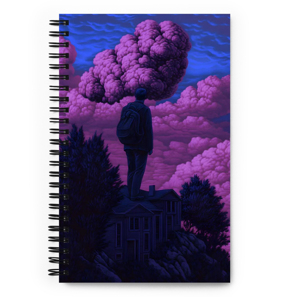 Rooftop Dreamscape 
 Spiral Notebook | 140 pages