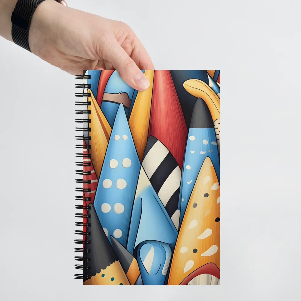 Stacked Cone Celebration 
 Spiral Notebook | 140 pages