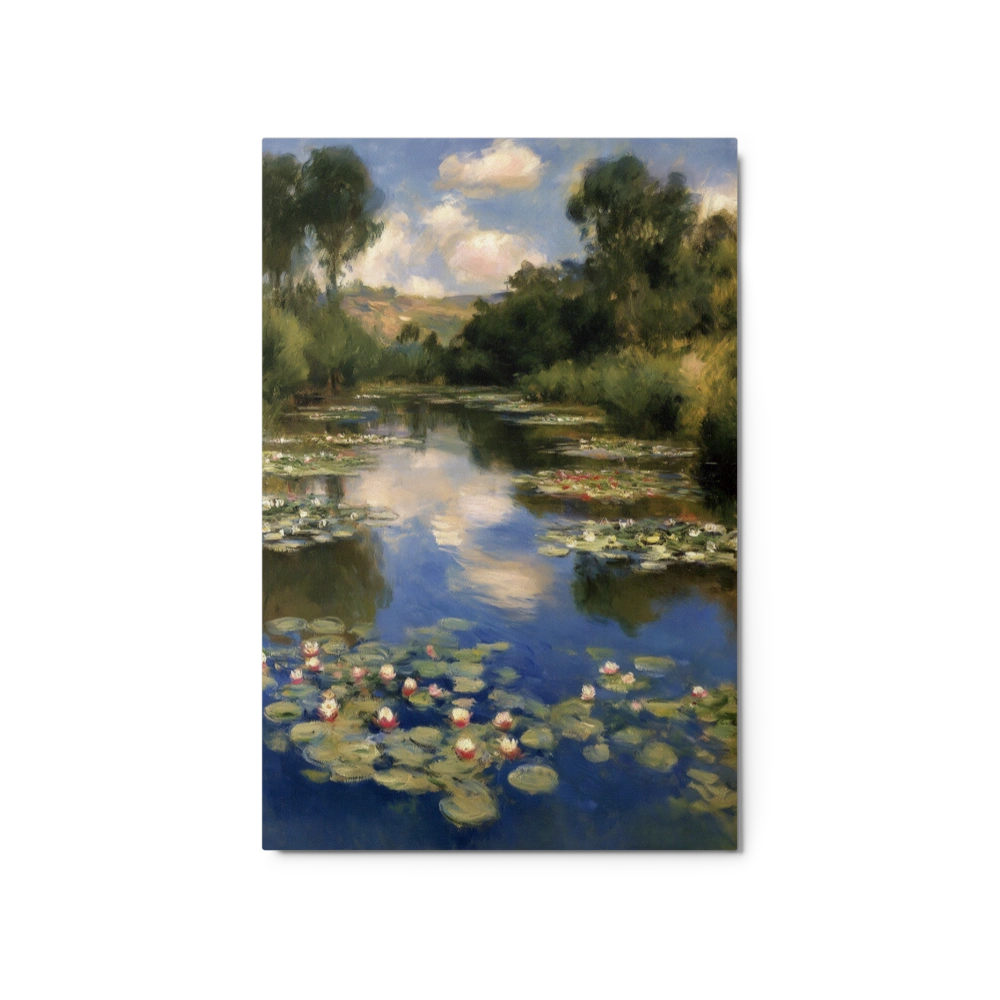 Water Lilies on the Garden Pond